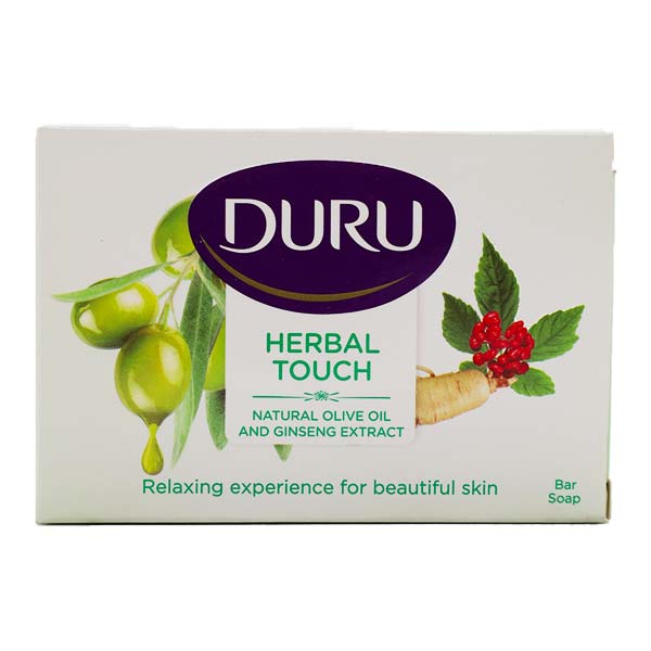 صابون آرایشی حاوی عصاره روغن زیتون و جنسینگ 120 گرمی دورو