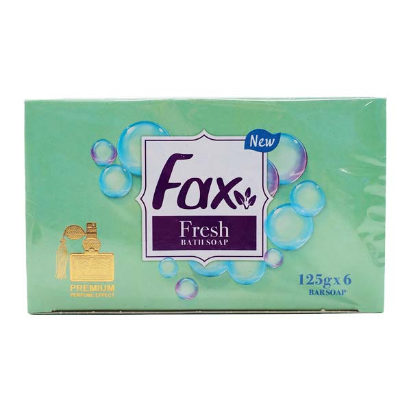 صابون  بهداشتی حمام معطر فاکس با رایحه تازگی  جعبه 6 عددی 750 گرمی