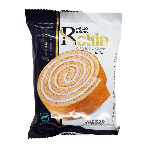 کیک رولتین شیری نظری 65 گرمی