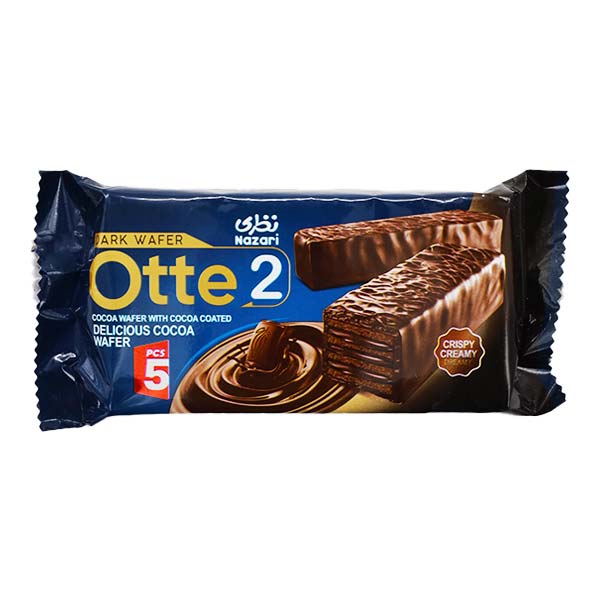 کیک otte با روکش شکلات قهوه ای نظری 75 گرم