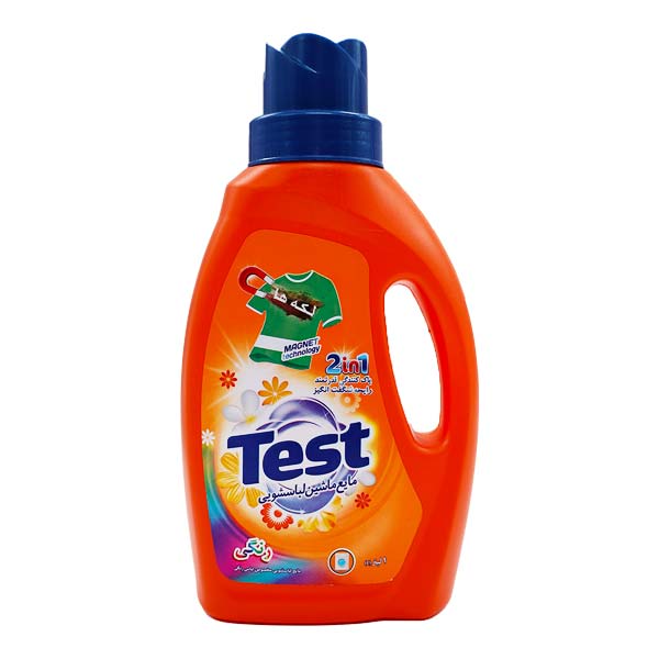 مایع لباسشویی مخصوص لباس های رنگی تست 1 لیتری