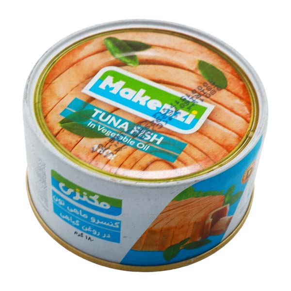 کنسرو ماهی تون در روغن گیاهی 180 گرمی مکنزی