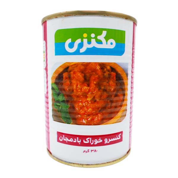 کنسرو خوراک بادمجان 380 گرمی مکنزی