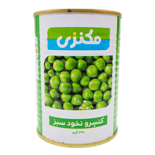 کنسرو نخود سبز 380 گرمی مکنزی