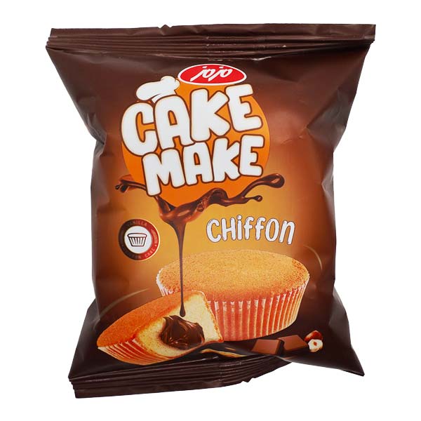 کیک وانیلی کیک میک با کرم شکلاتی 52 گرمی