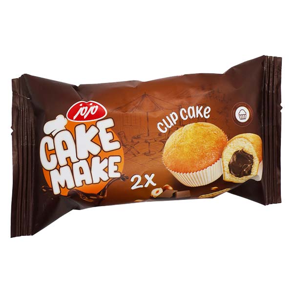 کاپ کیک دو قلو کیک میک با کرم شکلاتی 52 گرمی
