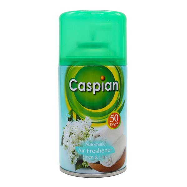 اسپری خوشبو کننده هوا با رایحه کتان و گل یاس 250 میلی لیتری کاسپین