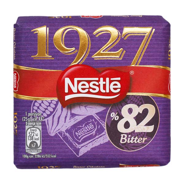 شکلات تلخ 82 درصد 60 گرمی نستله 1927