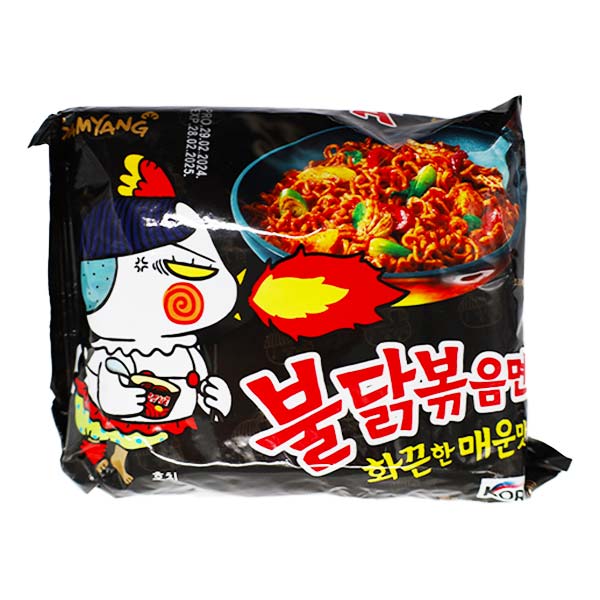 سوپ نودل کره ای پاکتی مرغ و پنیر و خامه