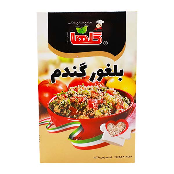 بلغور گندم جعبه ای 300 گرمی گلها
