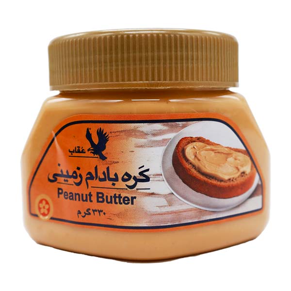 کرم بادام زمینی 330 گرمی عقاب