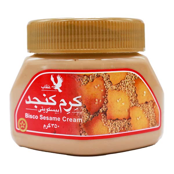 کرم کنجد بیسکویتی 350 گرمی عقاب