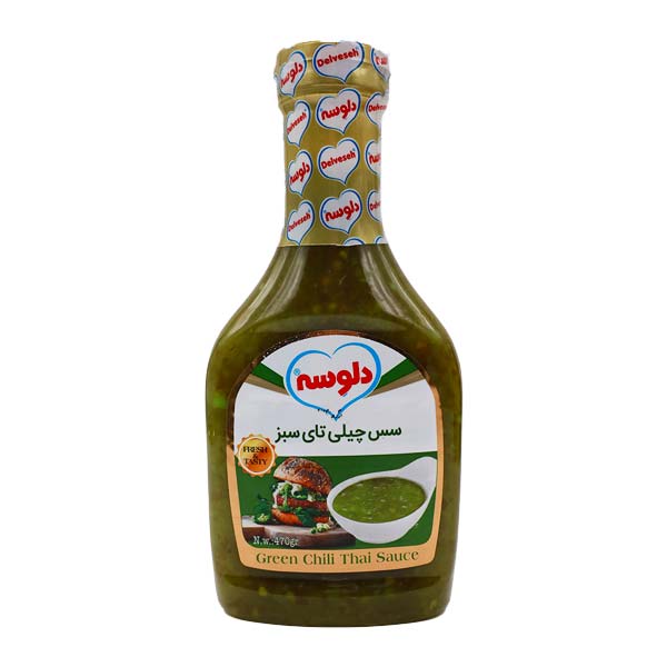 سس چیلی تای سبز دلوسه پت 470 گرمی